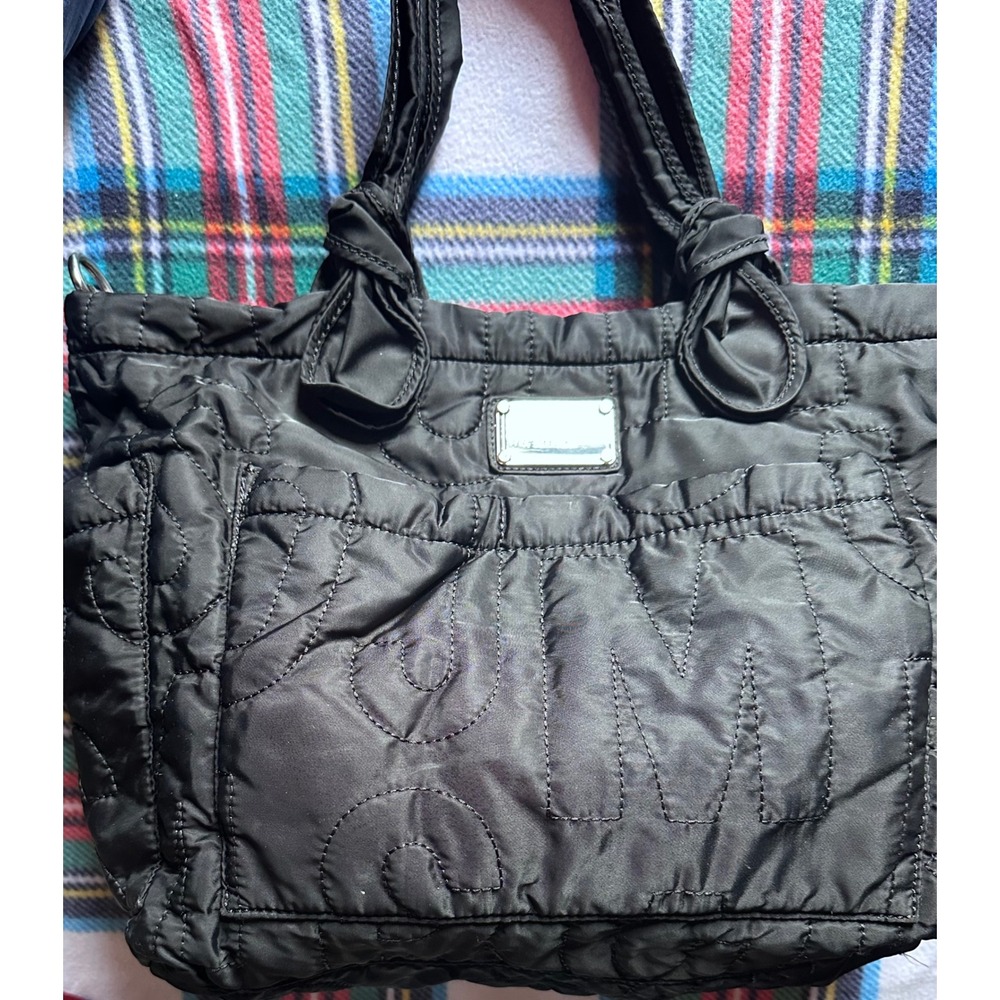 Marc by Marc Jacobs Standard Supply Workwear Black Quilted Nylon Tote Bag
